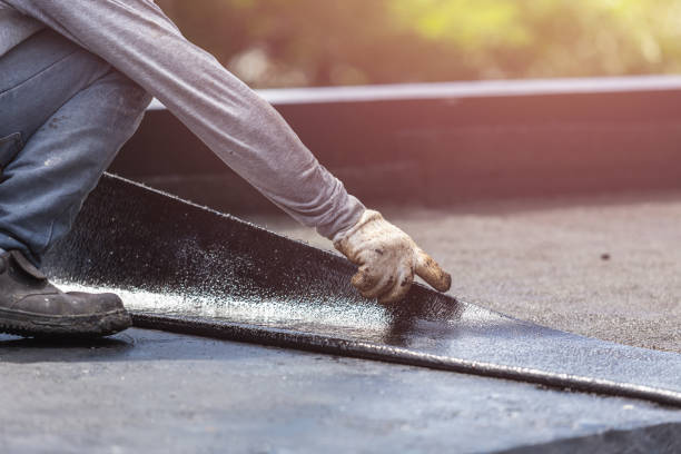 Professional Emergency Waterproofing technician working in Linden, NJ
